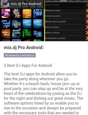 DJ Song Mixing android App screenshot 1